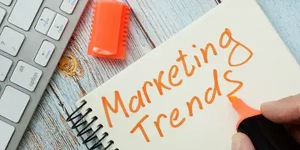 Laptop with analytics dashboard